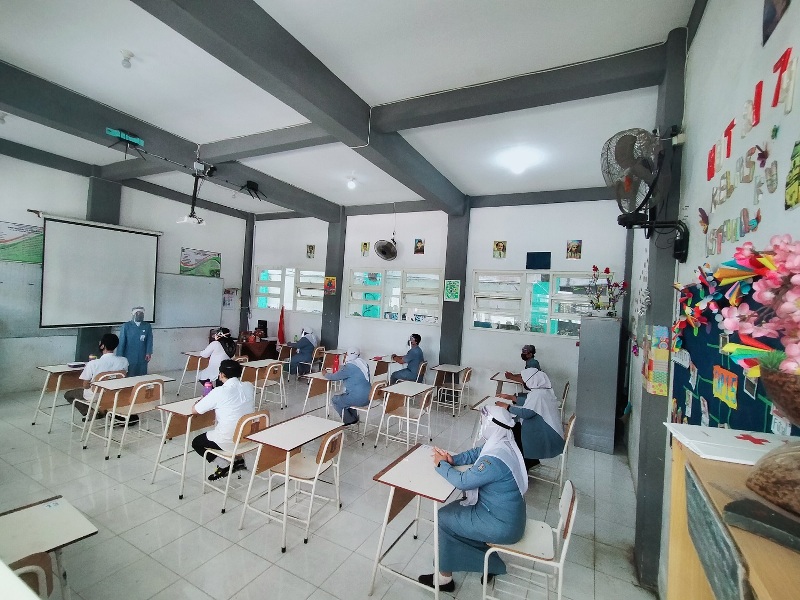 Gelar Simulasi Terkait Rencana PBM di Sekolah